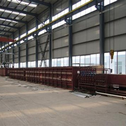 大型连续式氮气保护铝制散热器钎焊炉